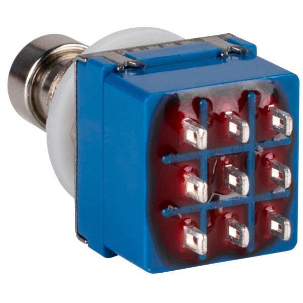 Main product image for 3PDT Stomp Box Foot Switch 9 Pins Latching 060-078
